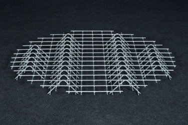 Galvanized steel grate - small woodshed  