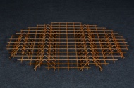 Non-galvanized steel grate - small woodshed 