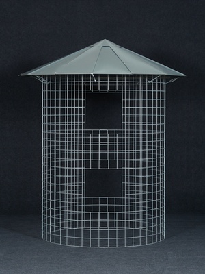 	Dřevník malý 4m³ - střecha z pozinkovaného plechu