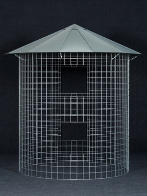 Dřevník velký 6m³ s pozinkovanou střechou