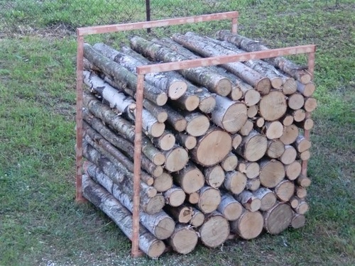 Objem dřevníku - ukázka 1m³