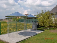 Dřevník velký 6m³ s pozinkovanou střechou