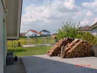 Dřevník velký 6m³ s pozinkovanou střechou