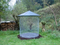 Dřevník velký 6m³ s pozinkovanou střechou