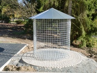 Dřevník velký 6m³ s pozinkovanou střechou