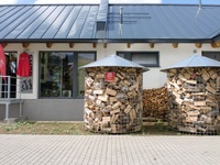 Dřevník velký 6m³ s pozinkovanou střechou