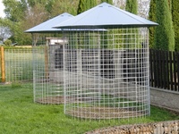 Dřevník velký 6m³ s pozinkovanou střechou