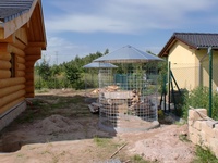 Dřevník velký 6m³ s pozinkovanou střechou