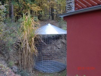 Dřevník velký 6m³ s pozinkovanou střechou