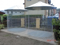 Dřevník velký 6m³ s pozinkovanou střechou