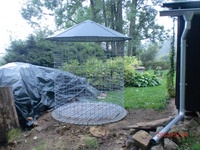 Dřevník velký 6m³ s hliníkovou střechou