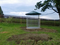 Dřevník velký 6m³ s hliníkovou střechou