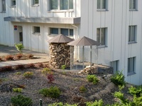 Dřevník velký 6m³ s hliníkovou střechou