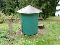 Dřevník malý 4m³ s hliníkovou střechou