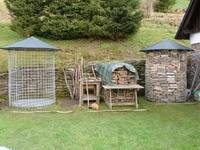 Dřevník malý 4m³ s hliníkovou střechou