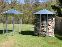 Dveřní výztuž pro vstup do dřevníku