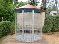 Dveřní výztuž pro vstup do dřevníku