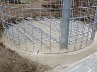 Dveřní výztuž pro vstup do dřevníku