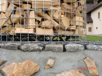 Podklad pod dřevník - možnosti