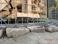 Podklad pod dřevník - možnosti